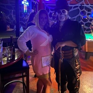 Halloween Rose Champagne Dress by Tipsy Elves